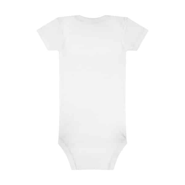 Bisexual Heart Onesie® Organic Baby Bodysuit - Image 2