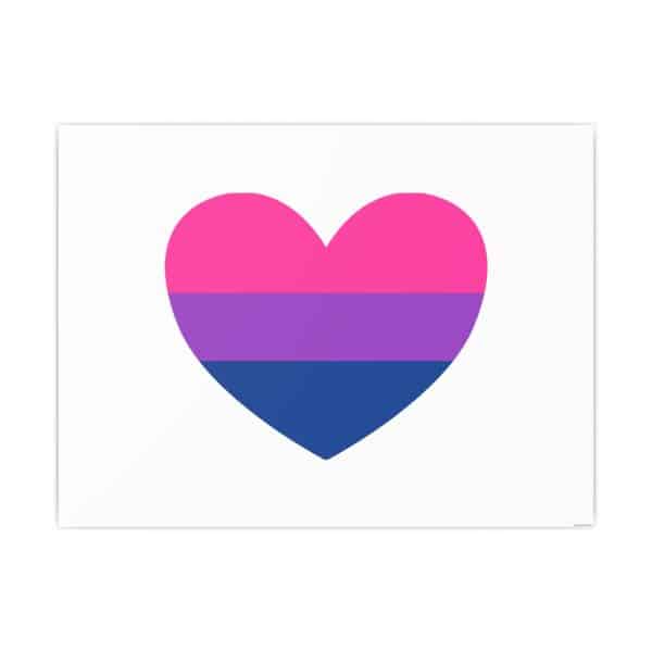 Bisexual Heart Photo Art Paper Posters - Image 67
