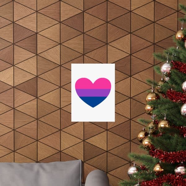 Bisexual Heart Matte Vertical Posters - Image 68