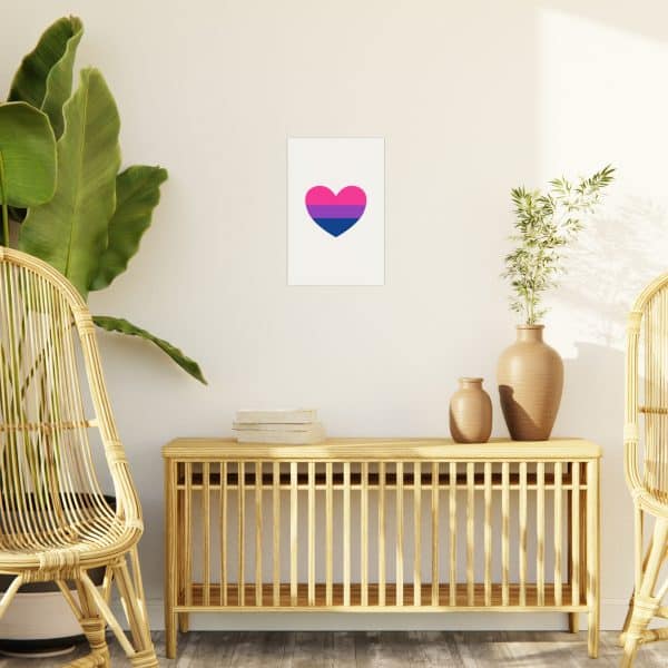 Bisexual Heart Foam Board - Image 43