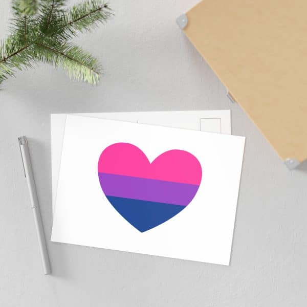 Bisexual Heart Fine Art Postcards - Image 4