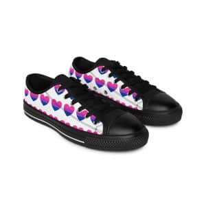 Bisexual Heart Men's Sneakers