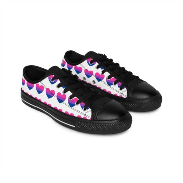 Bisexual Heart Men's Sneakers