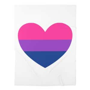 Bisexual Heart Baby Swaddle Blanket