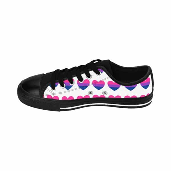 Bisexual Heart Men's Sneakers - Image 8