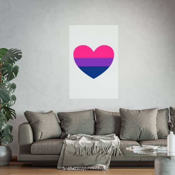 Bisexual Heart Fine Art Posters - Image 32