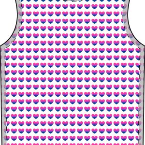 Bisexual Heart Men's Pajama Set (AOP)