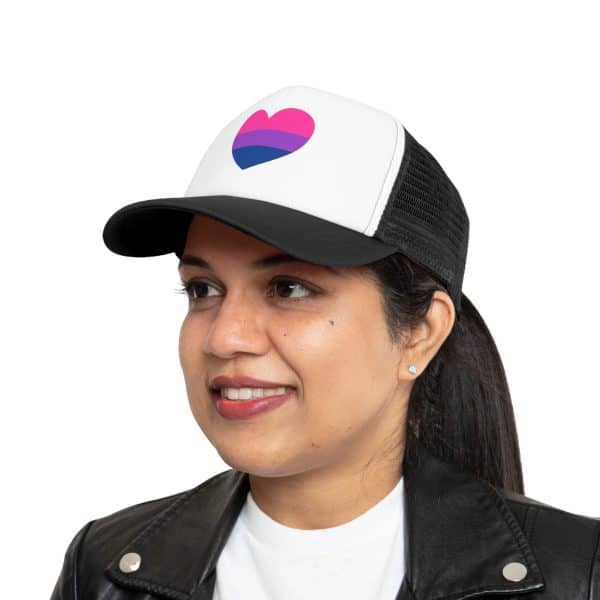 Bisexual Heart Mesh Cap - Image 5