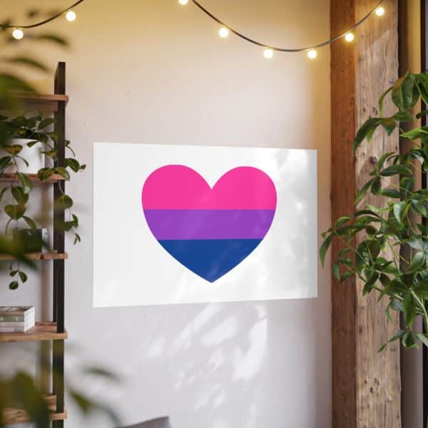 Bisexual Heart Photo Art Paper Posters - Image 77
