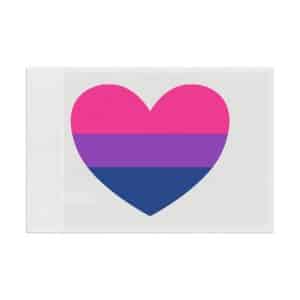 Bisexual Heart Flag