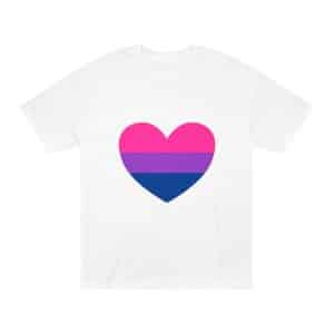 Bisexual Heart Unisex Classic Tee