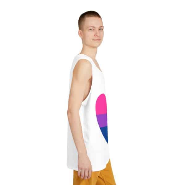 Bisexual Heart Men's Tank (AOP) - Image 5