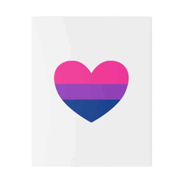 Bisexual Heart Matte Canvas, Stretched, 0.75" - Image 136