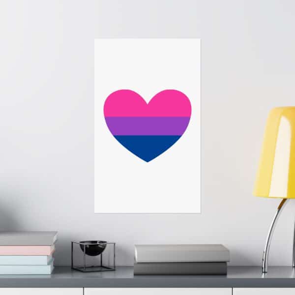 Bisexual Heart Matte Vertical Posters - Image 192