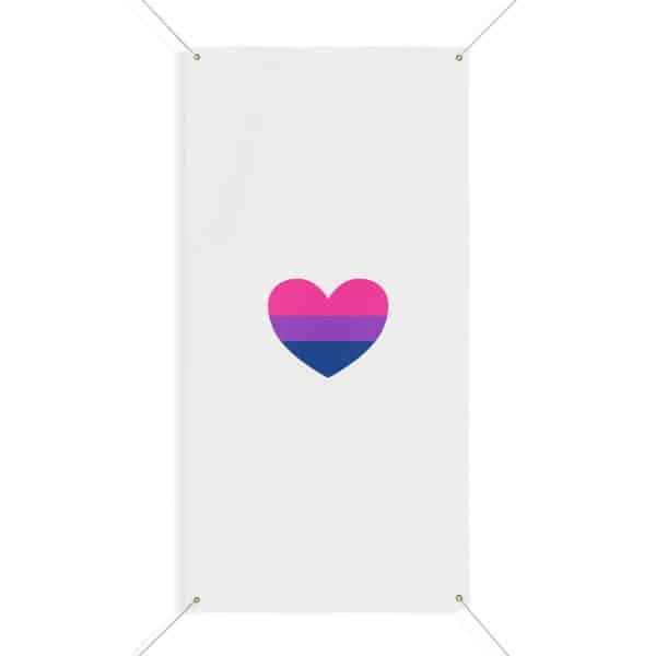 Bisexual Heart Matte Banner - Image 37