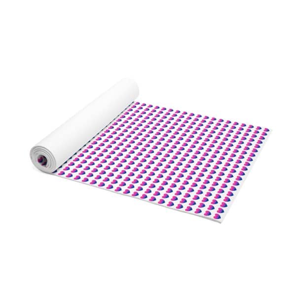Bisexual Heart Foam Yoga Mat - Image 2