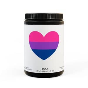 Bisexual Heart BCAA Supplement, Watermelon (325g, 11.46oz, 45 servings)