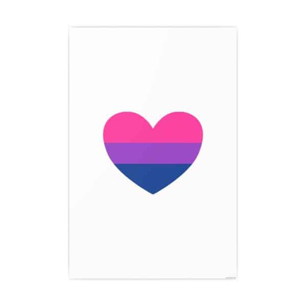 Bisexual Heart Photo Art Paper Posters - Image 88