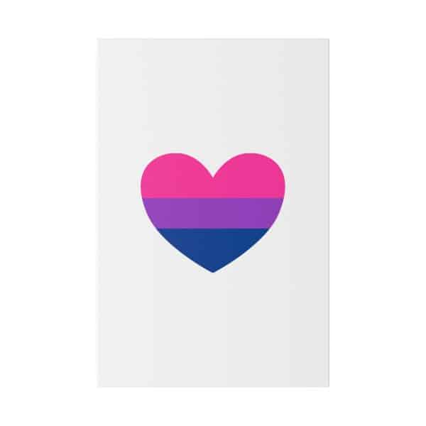 Bisexual Heart Matte Canvas, Stretched, 0.75" - Image 113