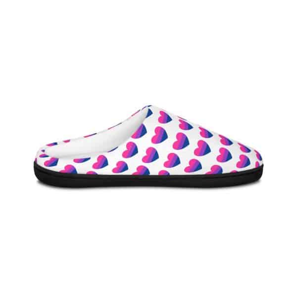 Bisexual Heart Men's Indoor Slippers - Image 5