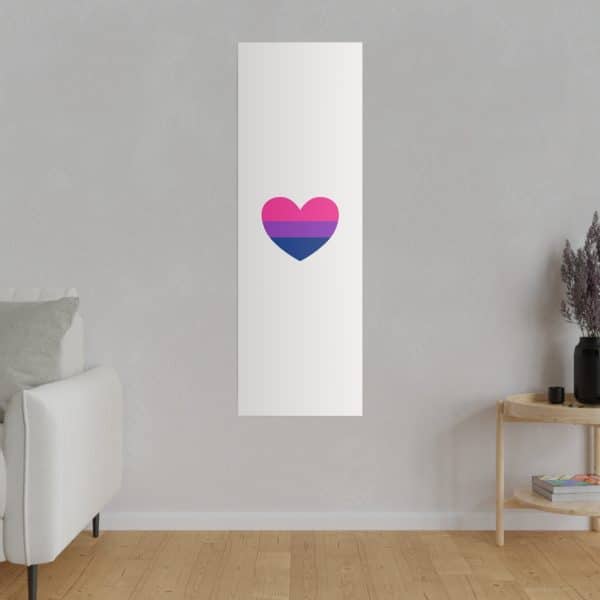 Bisexual Heart Matte Canvas, Stretched, 0.75" - Image 134