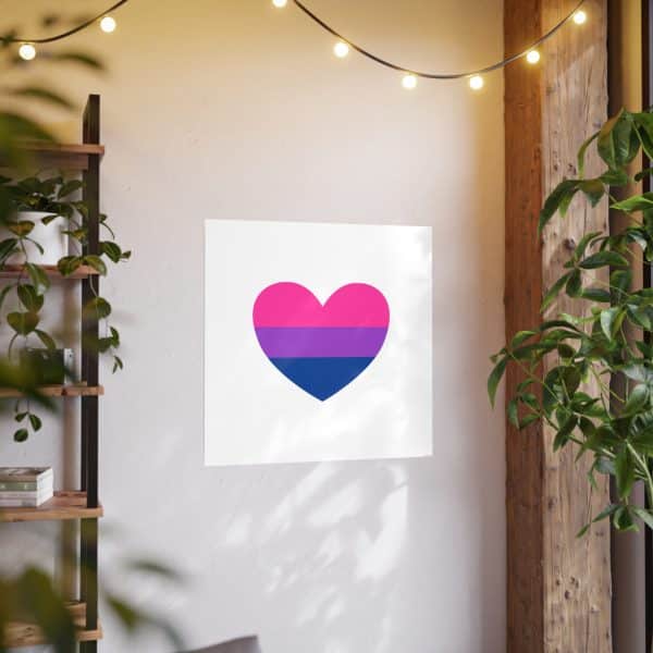 Bisexual Heart Photo Art Paper Posters - Image 116
