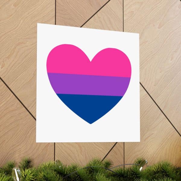 Bisexual Heart Matte Vertical Posters - Image 117