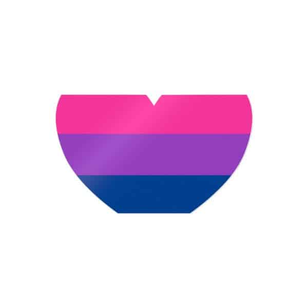 Bisexual Heart Die-Cut Stickers, (DTF) - Image 69