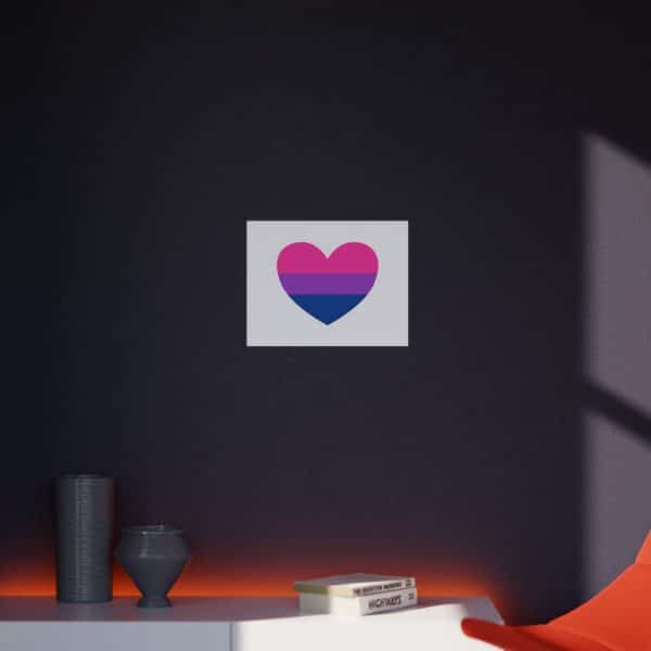 Bisexual Heart Foam Board - Image 12