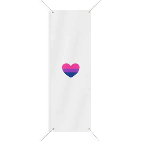Bisexual Heart Matte Banner - Image 28