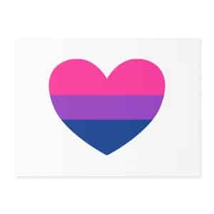 Bisexual Heart Yard Sign