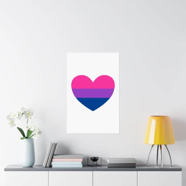 Bisexual Heart Matte Vertical Posters - Image 256