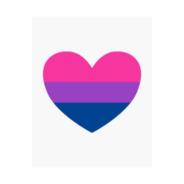Bisexual Heart Matte Vertical Posters - Image 234