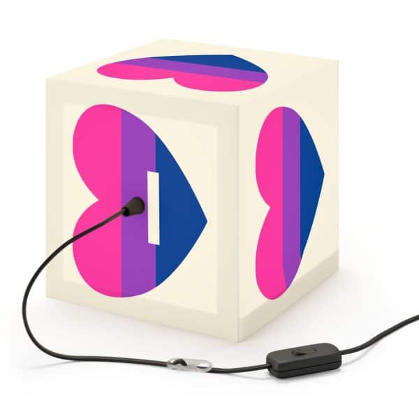Bisexual Heart Light Cube Lamp - Image 13