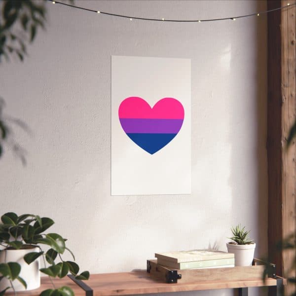 Bisexual Heart Matte Vertical Posters - Image 190