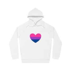 Bisexual Heart Unisex Sider Hoodie