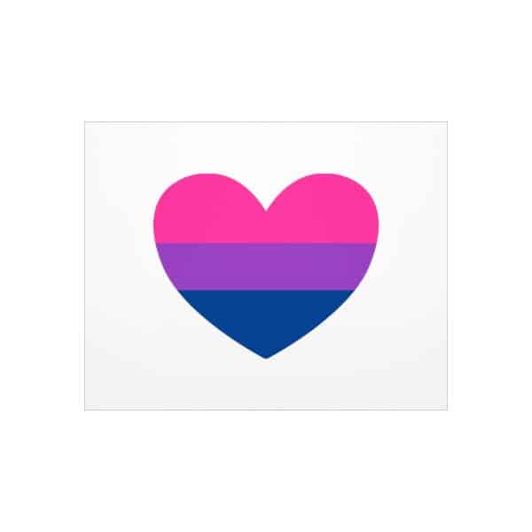 Bisexual Heart Foam Board - Image 13