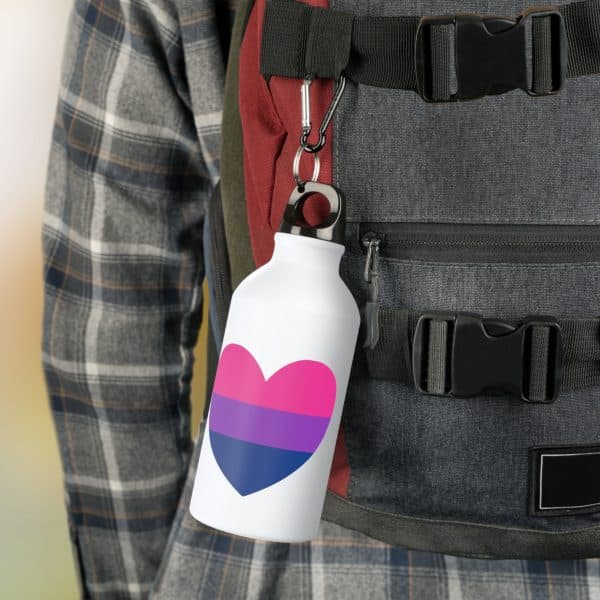 Bisexual Heart Oregon Sport Bottle - Image 7