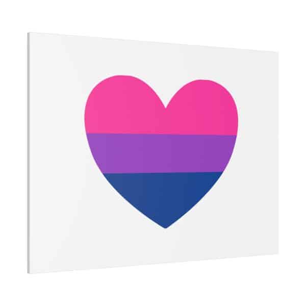 Bisexual Heart Matte Canvas, Stretched, 0.75" - Image 34