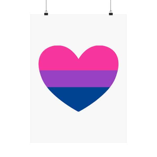 Bisexual Heart Matte Vertical Posters - Image 33