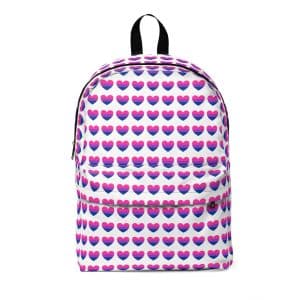 Bisexual Heart Unisex Classic Backpack