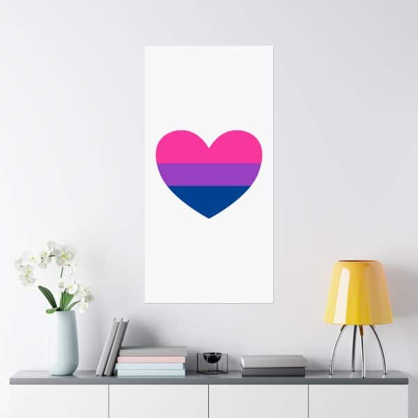 Bisexual Heart Matte Vertical Posters - Image 280