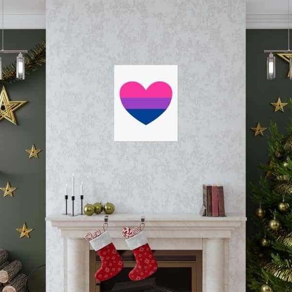 Bisexual Heart Matte Vertical Posters - Image 87