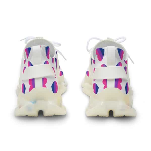 Bisexual Heart Men's Mesh Sneakers - Image 13
