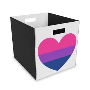 Bisexual Heart Felt Storage Box