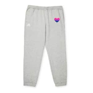 Bisexual Heart adidas Unisex Fleece Joggers