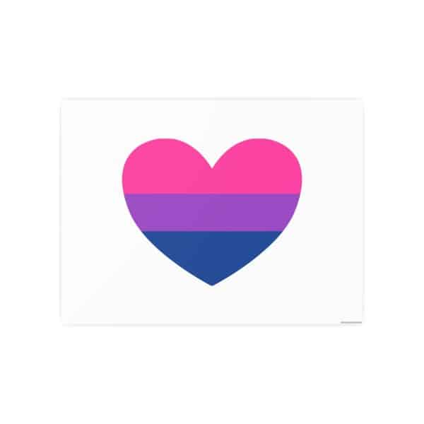 Bisexual Heart Photo Art Paper Posters - Image 118