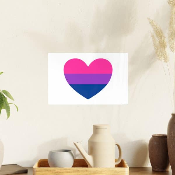 Bisexual Heart Photo Art Paper Posters - Image 123
