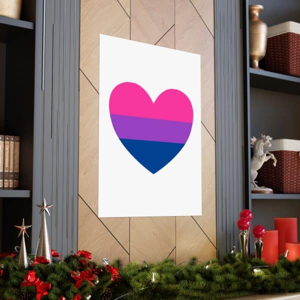 Bisexual Heart Matte Vertical Posters - Image 93