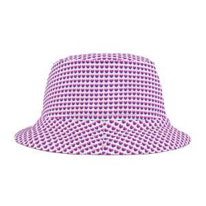 Bisexual Heart Bucket Hat (AOP)